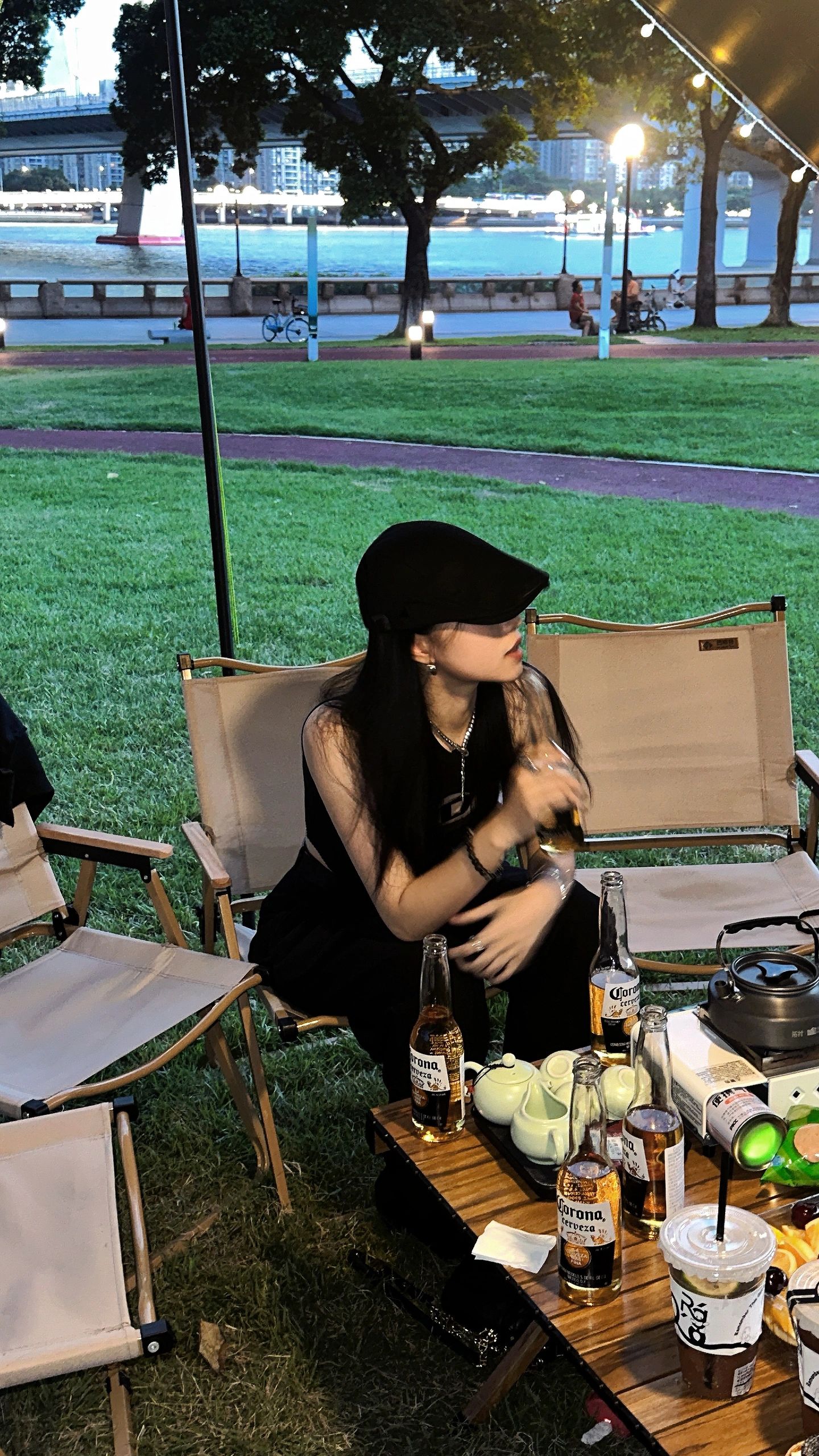 临江带状公园露营🏕️