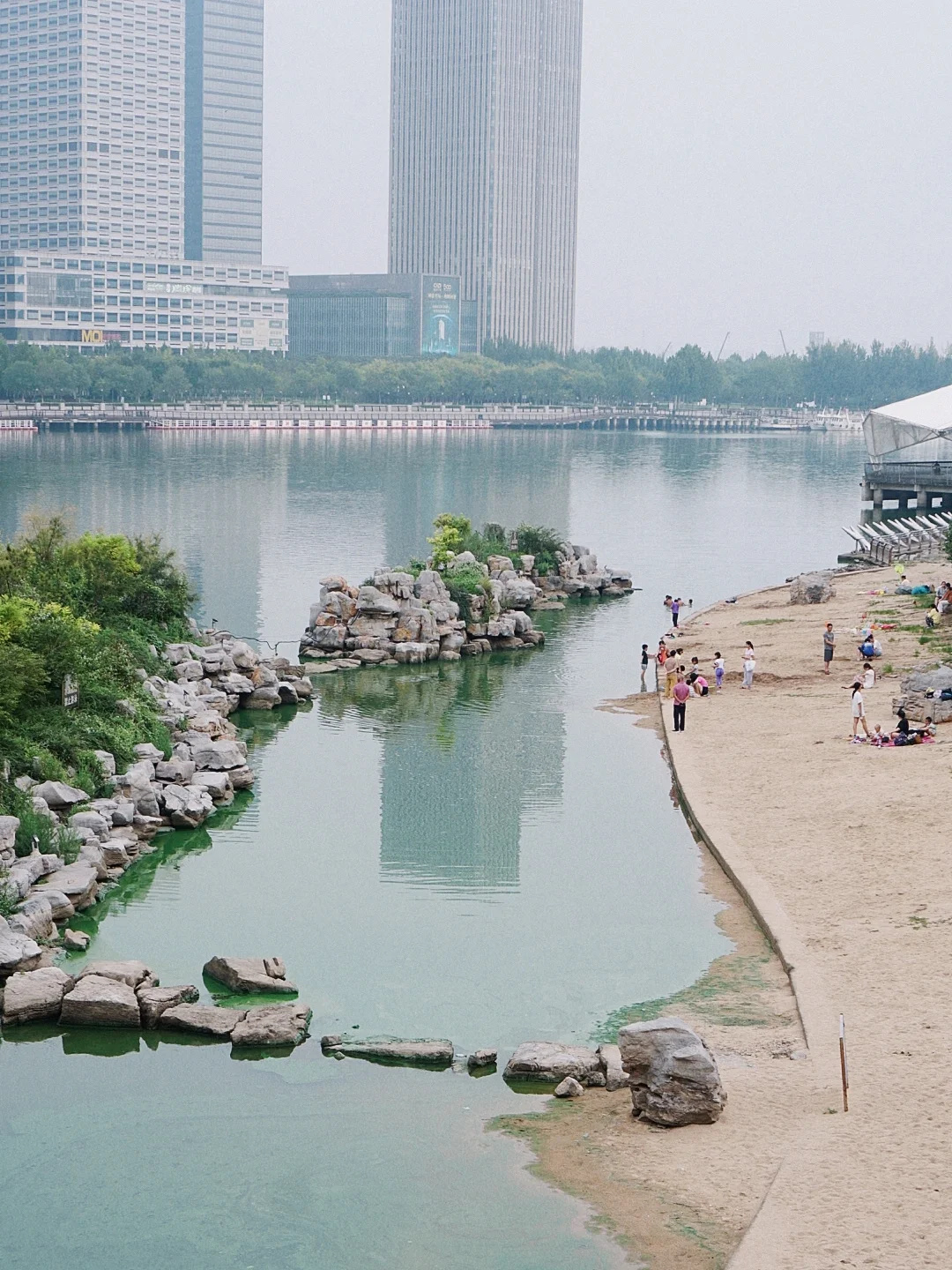 滨海新区遛娃｜去响螺湾感受夏日城市风光