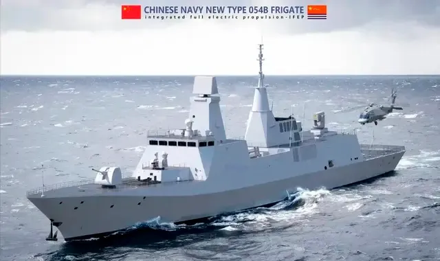 新一代护卫舰054B惊艳外观的背后，藏着两个字“省钱”。动力系统依然是四台柴油机