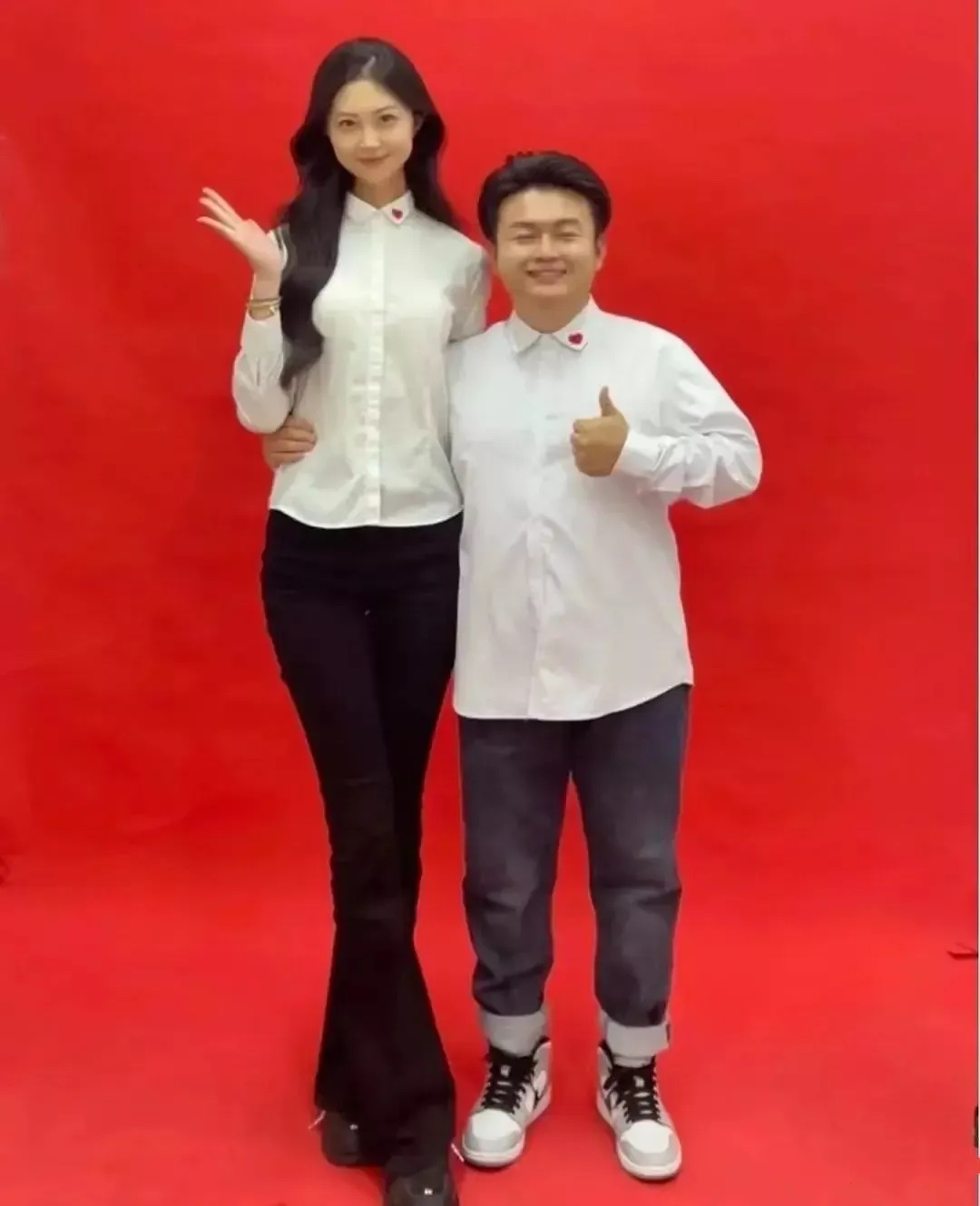在爱情面前，15厘米的身高差不是问题！！！
