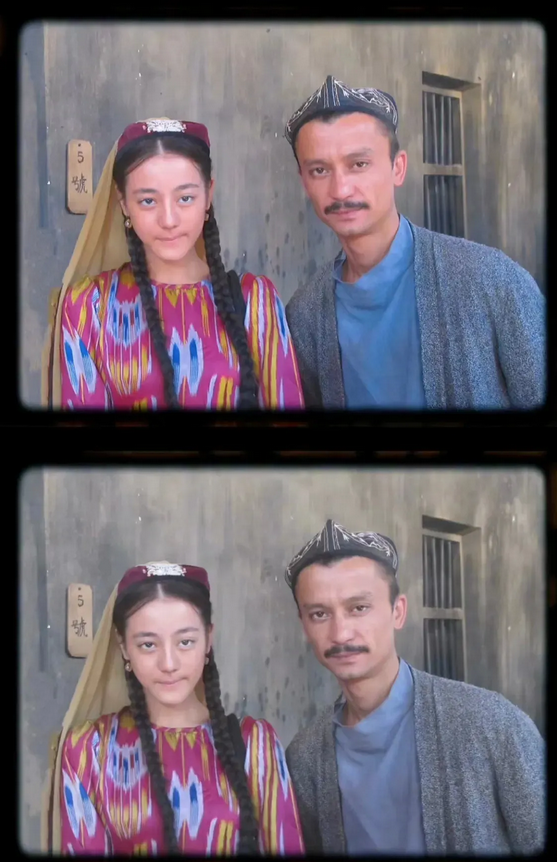 15岁的迪丽热巴。