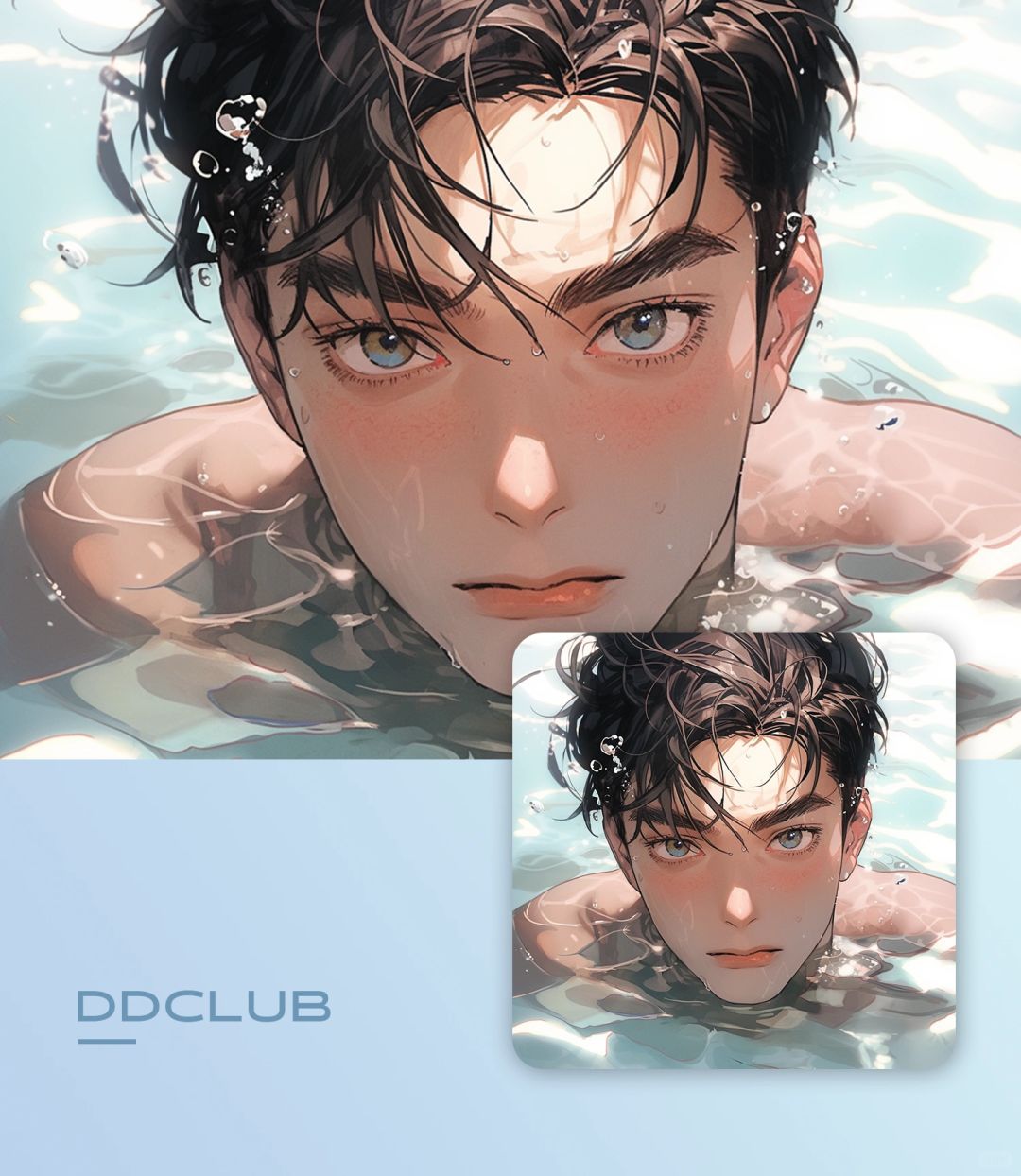 泳池湿发系列｜男生头像
听说你的闺蜜爱看