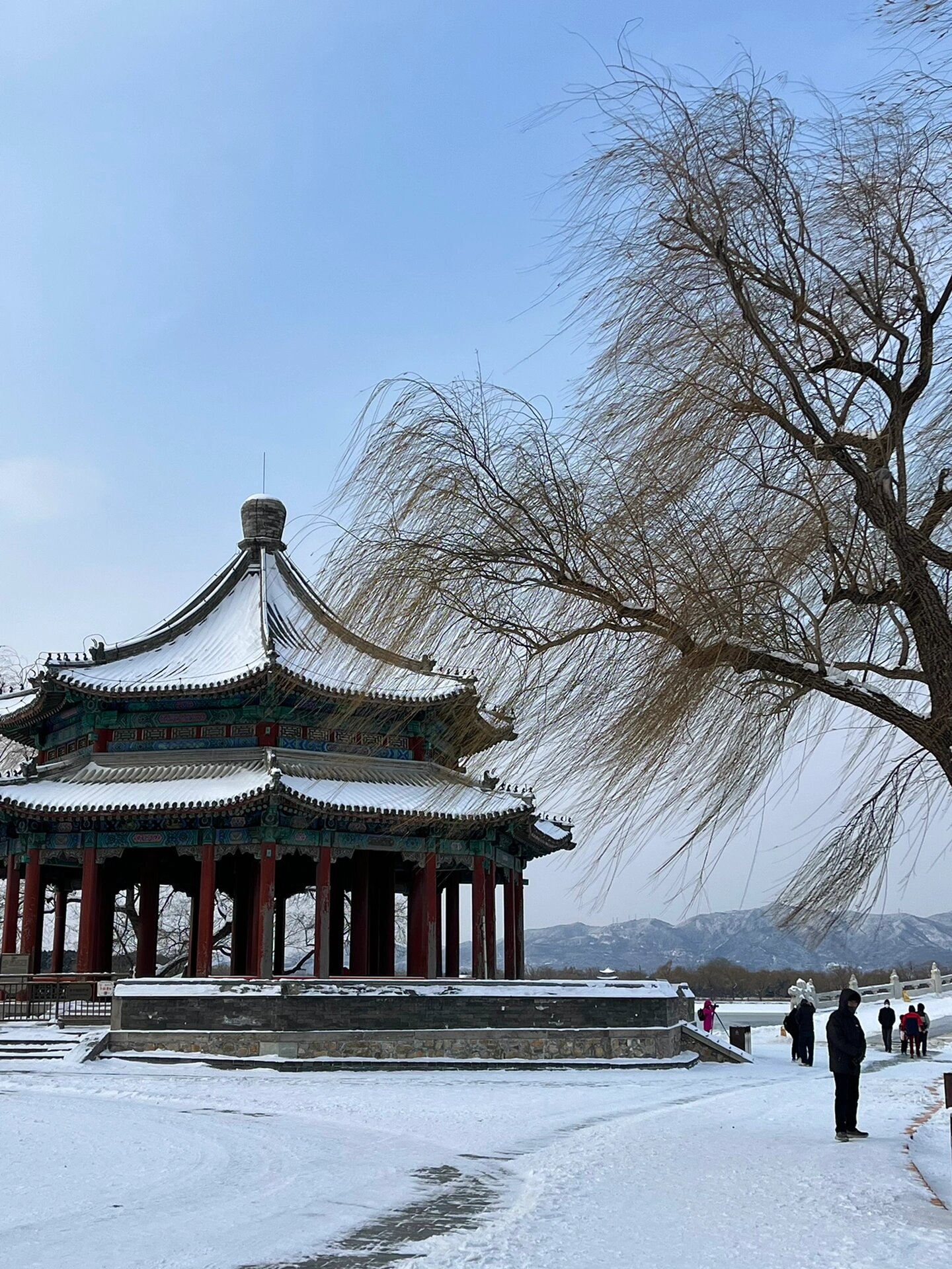 雪满颐和园，山水皆清绝