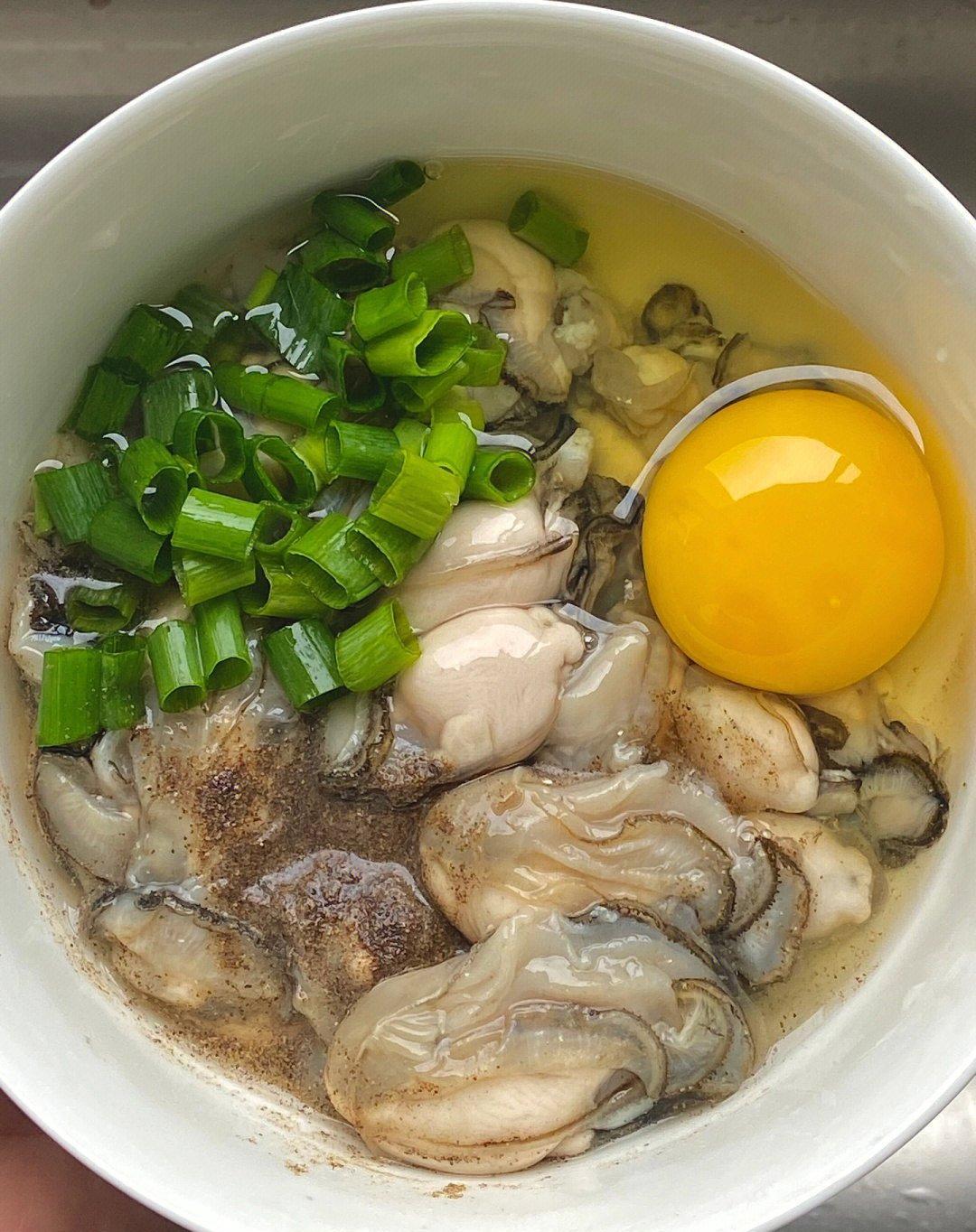 超好吃的海蛎煎, 鲜嫩可口, 滑嫩多汁, 真的好吃又解馋