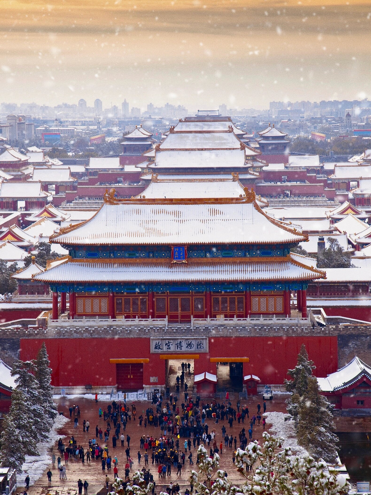 北京赏雪|雪中故宫美如画，一夜梦回紫禁城