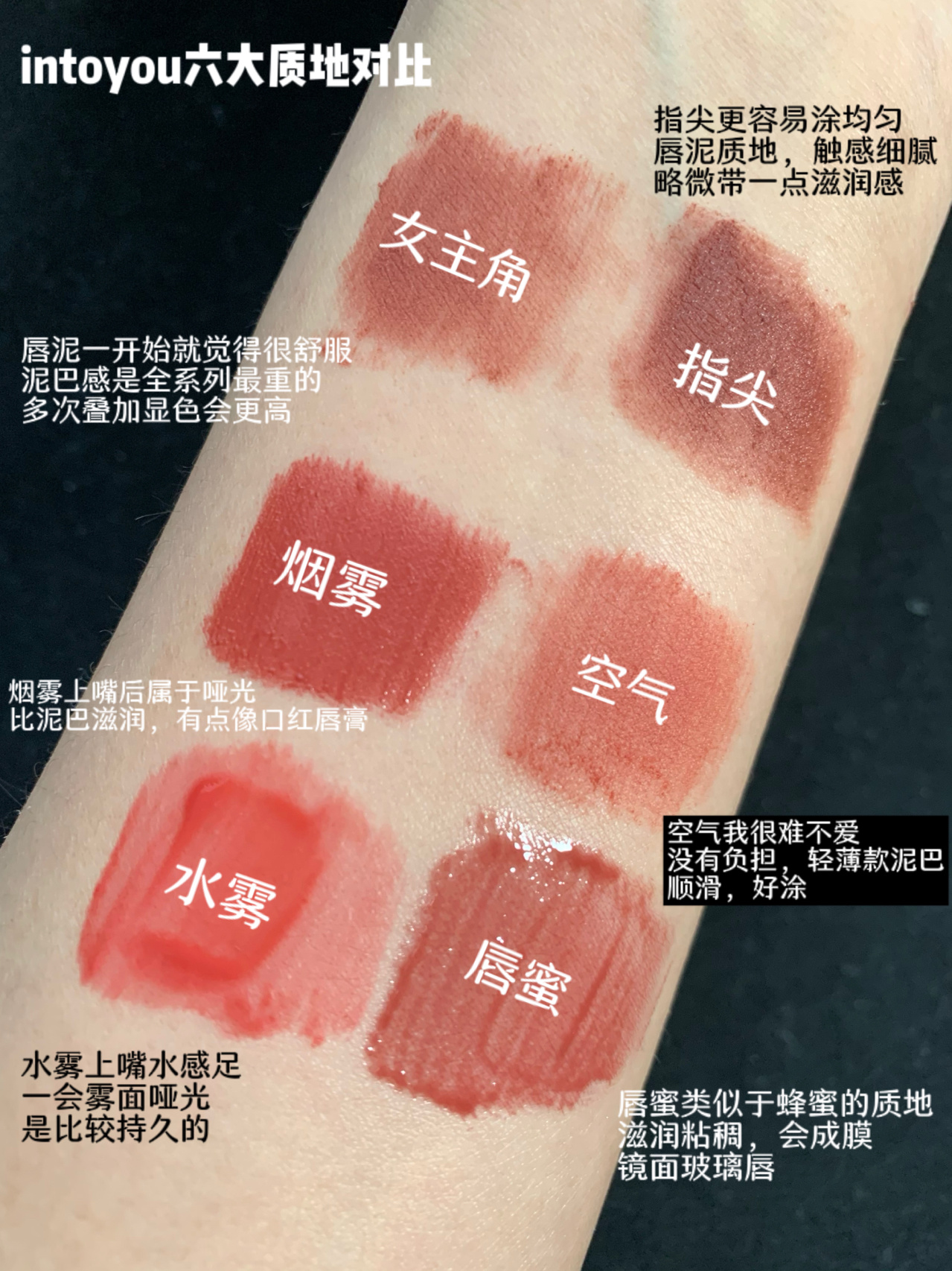 唇泥唇釉试色#唇釉质地#