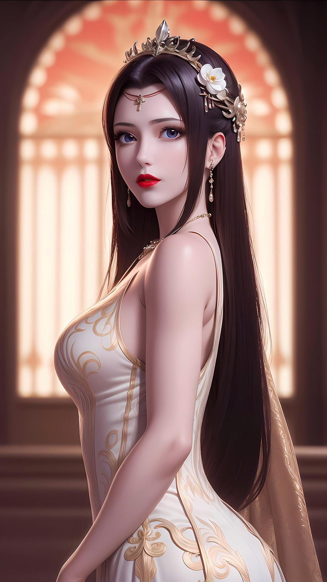 国漫女神｜《斗破苍穹》云韵AI高清手机壁纸：三上云岚宗后，再见已是花宗！