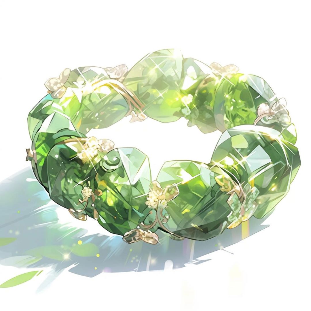 法器：绿野之心
自然之力：玄幻世界里，被视为自然之力的象征，佩戴者可以通过它与大