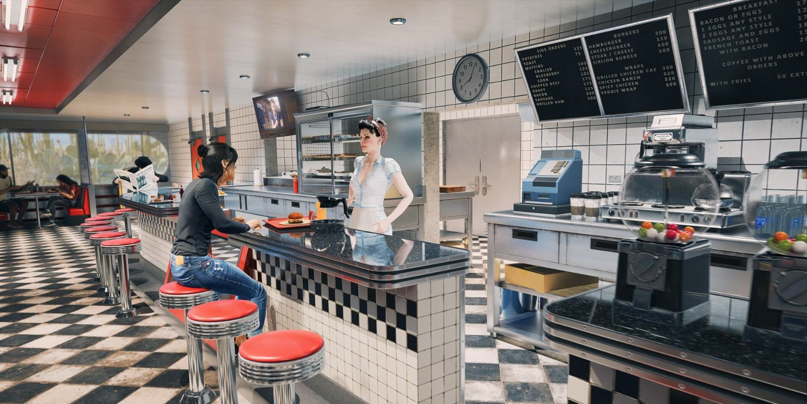 虚幻5制造《公路餐厅模拟器》即将登陆Steam