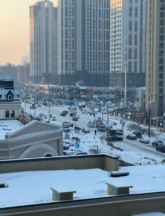 广东人终于看到雪啦