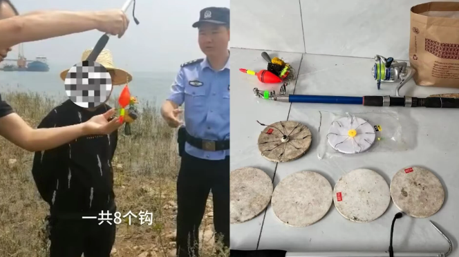 这道题目的关键点是害所长守了一晚上。你怎么钓，钓多少，钓的什么都不是重点。

保