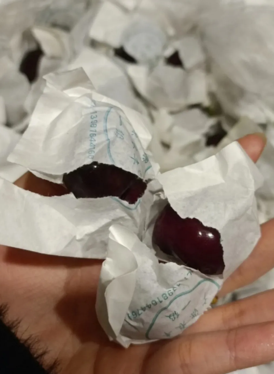 婆婆寄来的樱桃破了袋子，我转手就给门卫。晚上他紧张兮兮地敲门：“不敢收，不敢收。