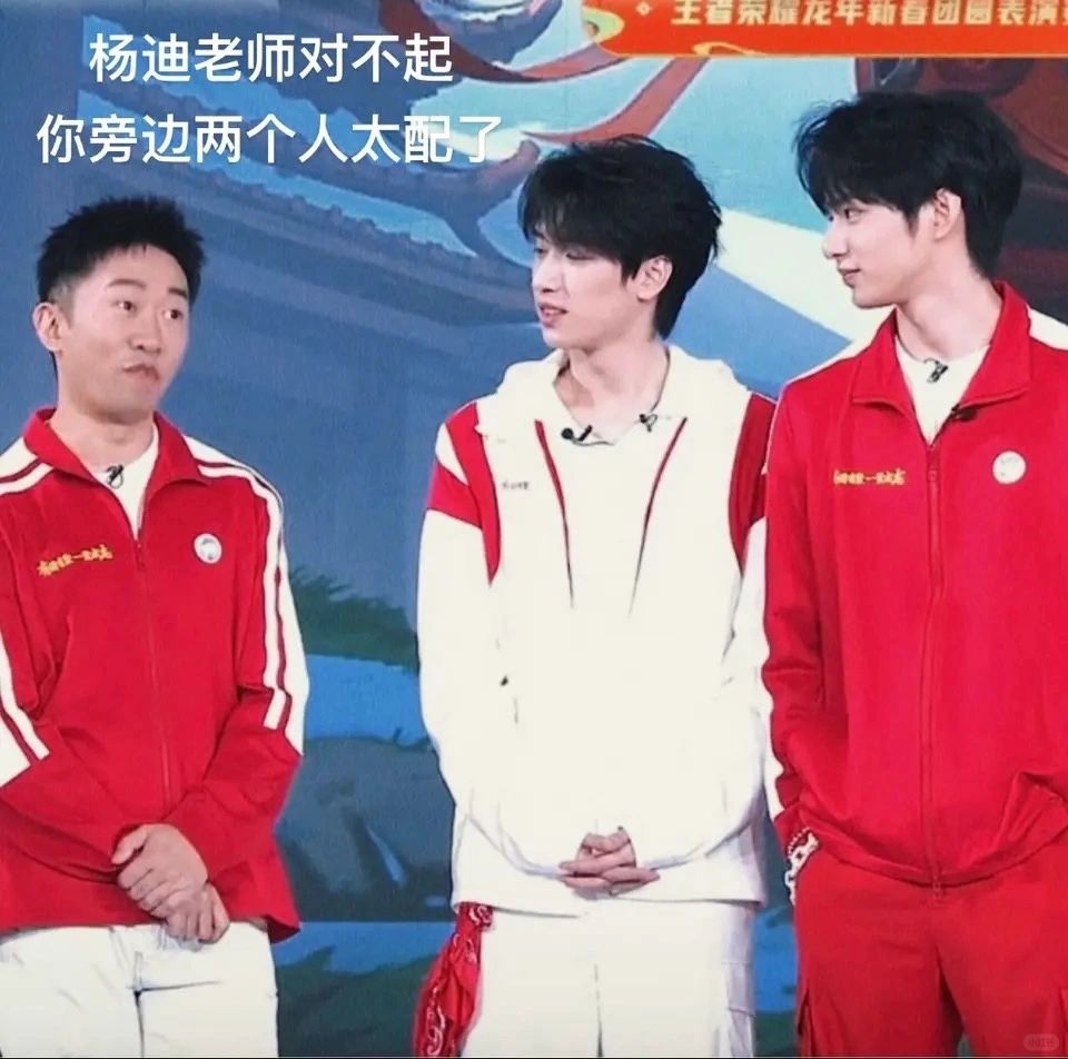 杨迪老师对不起 你旁边两个人太配了
