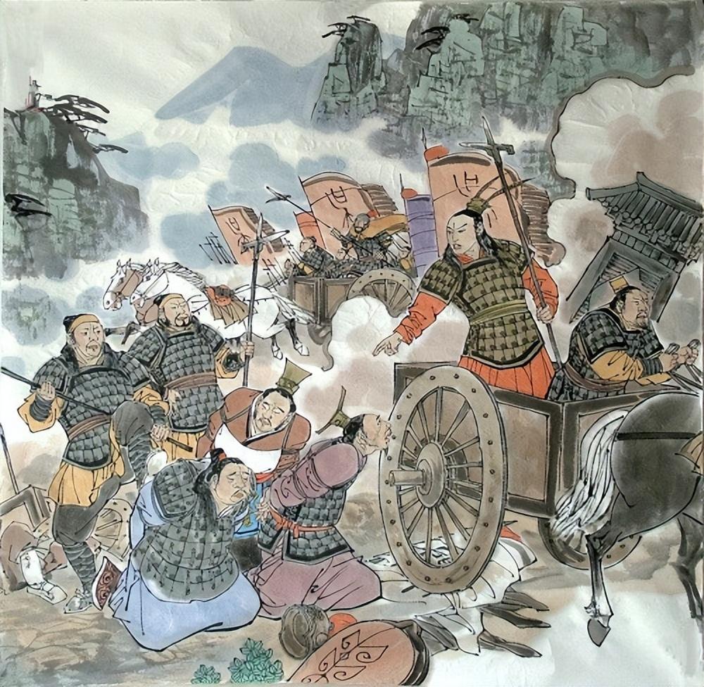 楚庄王是在哪一场战役之中, 奠定了霸主之位的?