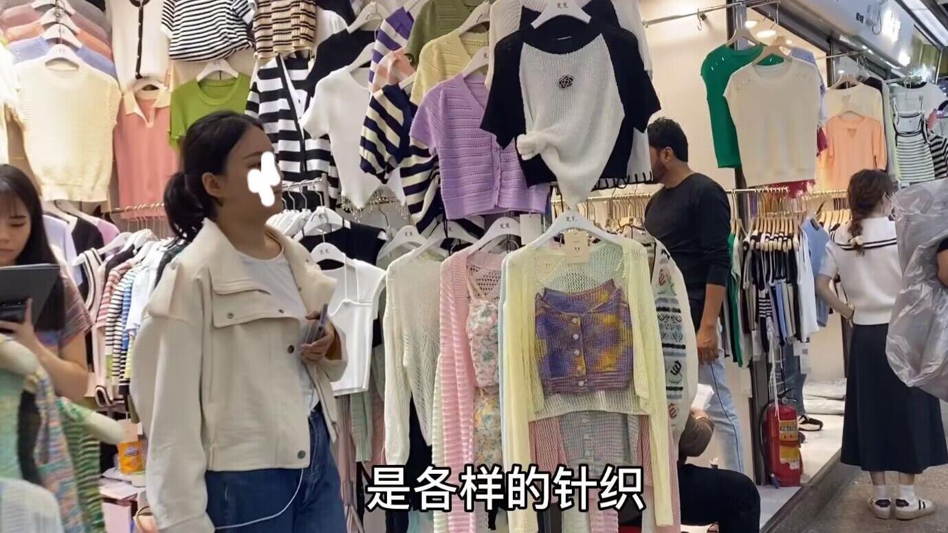 广州金马服装市场各种新款T恤针织衫，大多都比较减龄百搭，低价跑量#广州 #新款