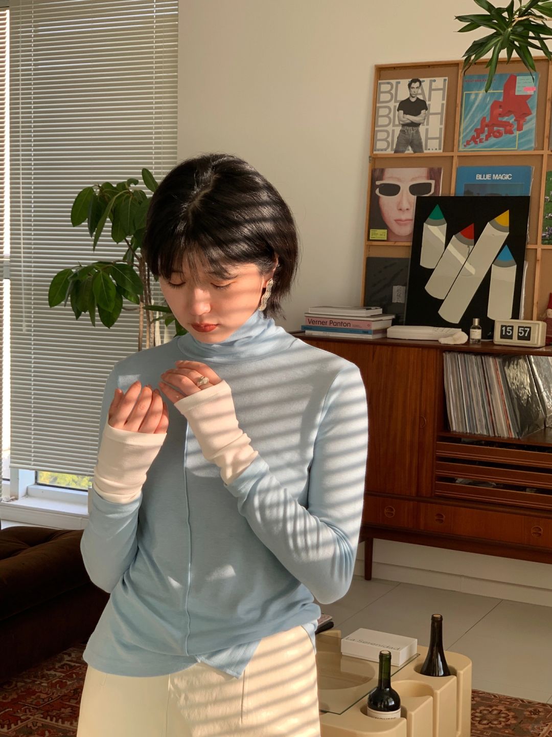 最近开始收集各种蓝色
是的呢，最近确实被各种蓝色包围了
粉色综合症先缓一缓

-