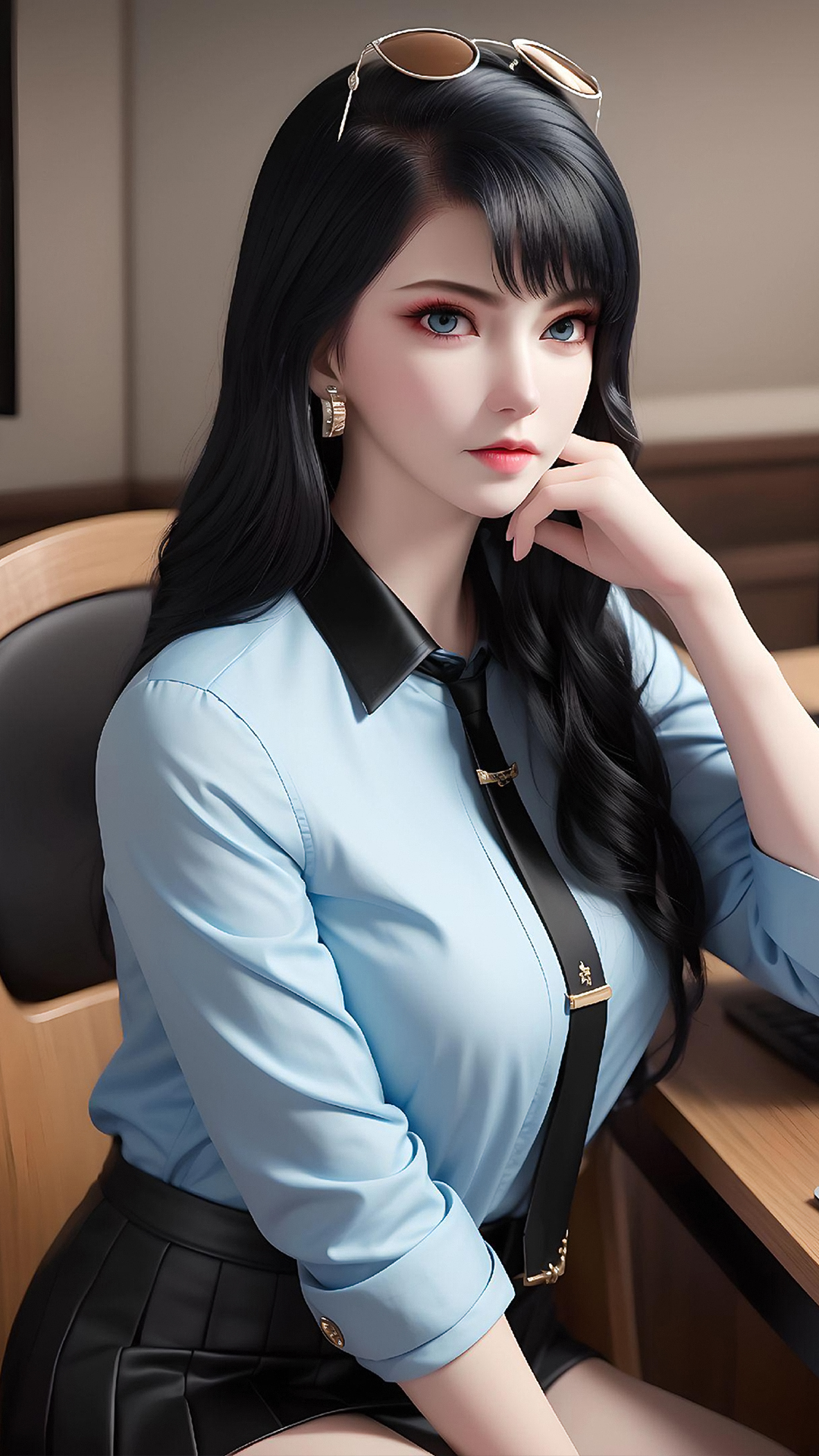 《第一序列》国漫女神AI手机壁纸分享：骆馨雨最后和谁在一起呢？