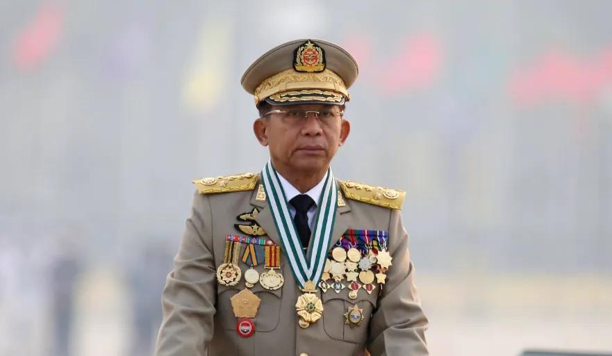 敏昂莱靠政变上位，本就难以服众，国际上并不承认其政权的合法性，因此只能算是缅甸众
