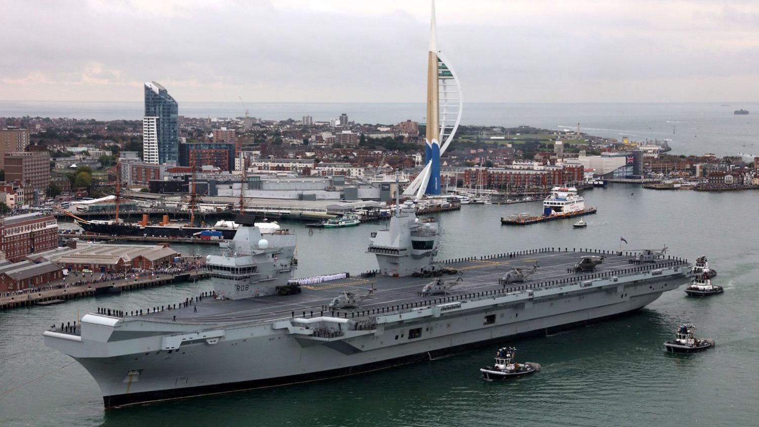 英国航母因故障取消北约最大规模演习，红海部署受阻