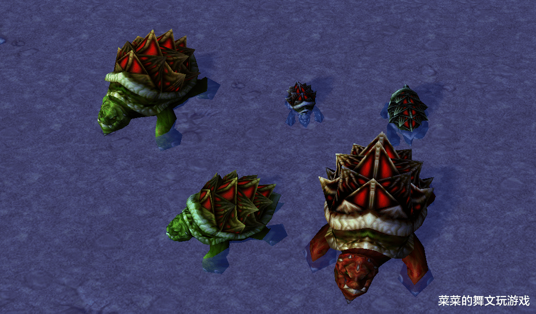 魔兽争霸3：有专属地图Turtle Rock的海龟一族，拥有4种天赋能力