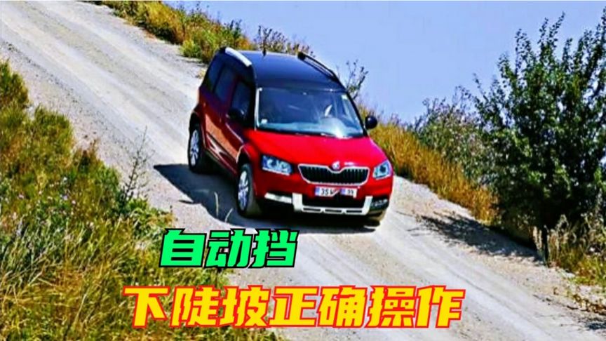 驾驶自动挡汽车下长坡：挂D挡踩刹车是致命错误，聪明人都这样做