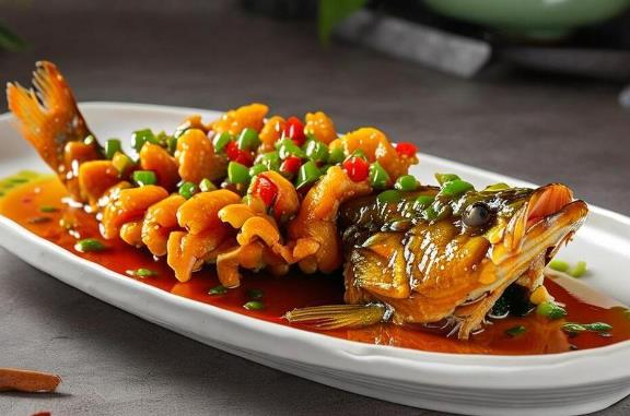 新春之际，一道酱香鲈鱼成为众多家庭餐桌上的宠儿。鲈鱼肉嫩鲜美，在浓郁酱料的包裹下