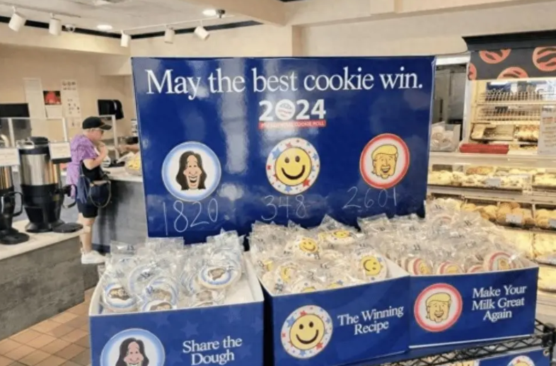 美国总统大选进入最后冲刺阶段，俄亥俄州一家不起眼的面包店却成了风向标，用一种独特