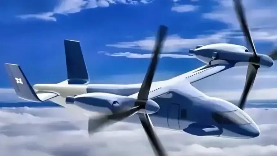 中国镧影R6000领先美国V-22鱼鹰：分体式设计引领新一代倾转旋翼技术