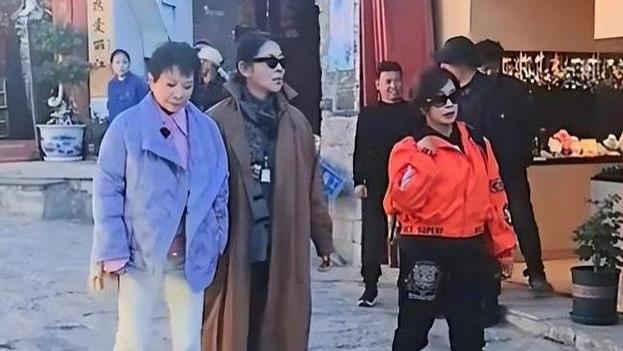 63岁蔡明逛丽江脚步蹒跚，脸部怪异被嘲像孙悟空，难怪不上春晚了