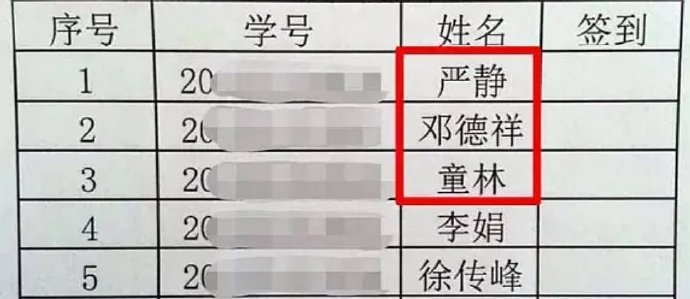 老师点名时，不会唱出来吗