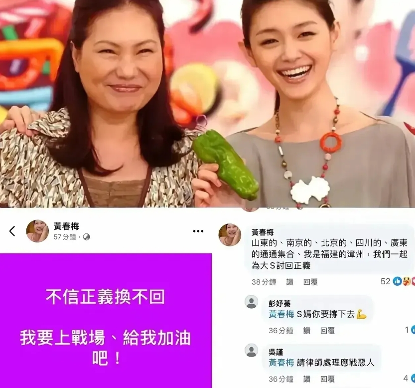 大S妈妈想宣战的到底是指谁呢？这个女人疯狂之下，目的就是为了挑起内斗。

打着为