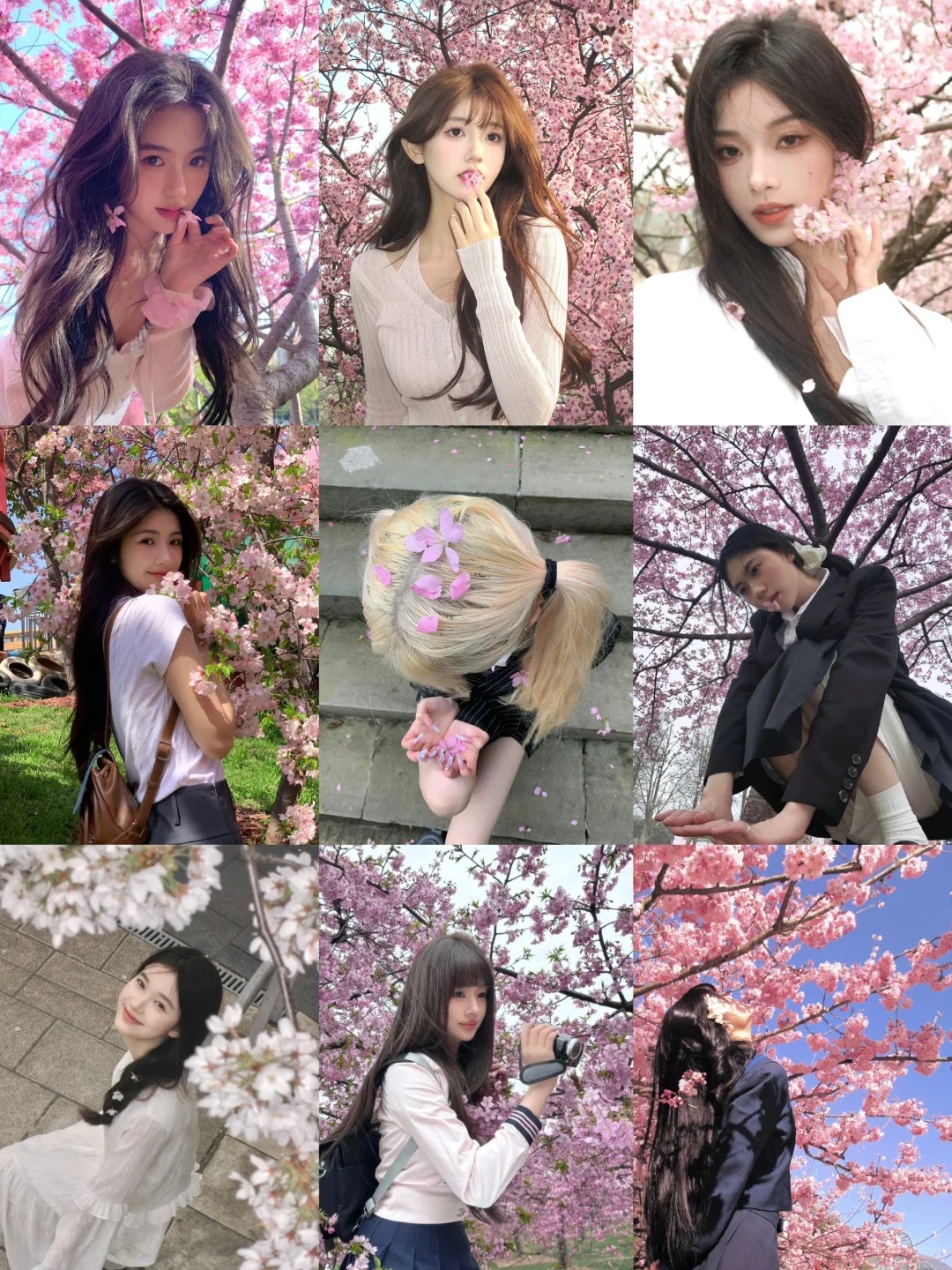 提前预习一下和樱花的拍照姿势🌸
又开始期待春天啦～码住这1️⃣6️⃣个简单好学