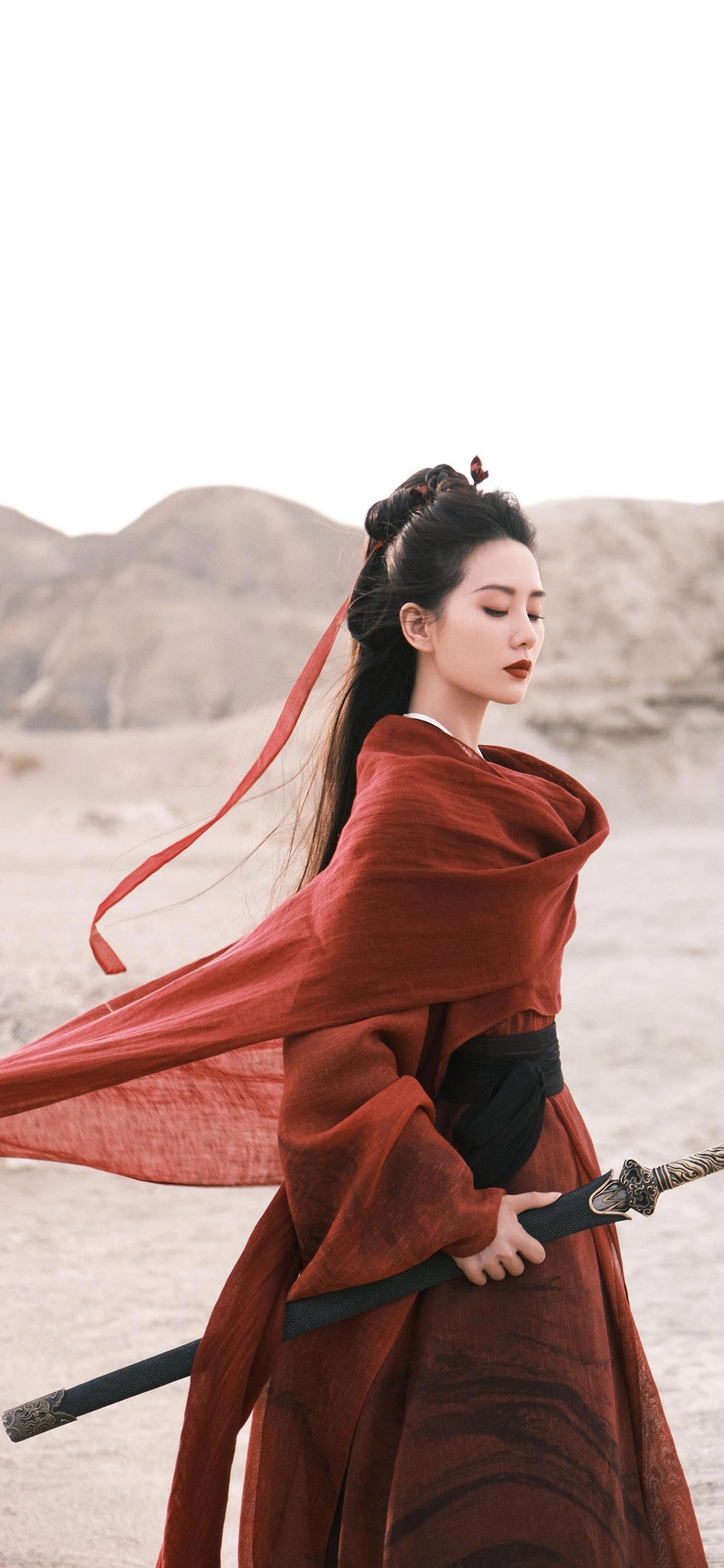 刘诗诗红衣胜火照江山