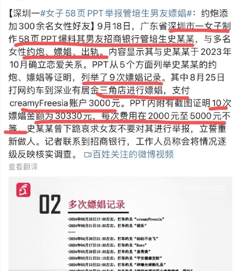 这才是举报界的典范，58页的PPT，逻辑清晰，证据确凿，石锤全都在里面。

这才