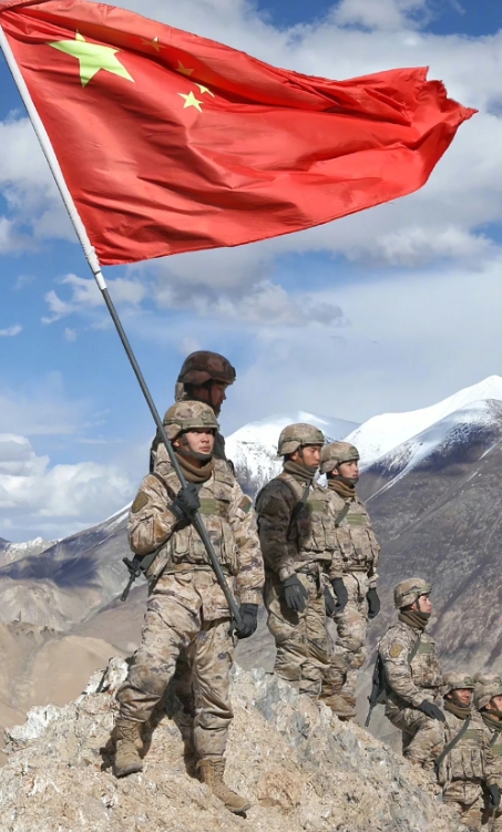 金戈铁马，戍边将士！

向中国人民子弟兵致敬！