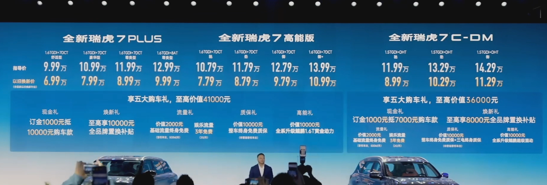 天呀！新款瑞虎7上市，奇瑞又掀了一次桌子