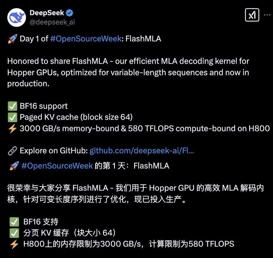 外国人颤抖吧！
Deepseek连续五天发布最新的大模型数据，很明显，这是卷死外