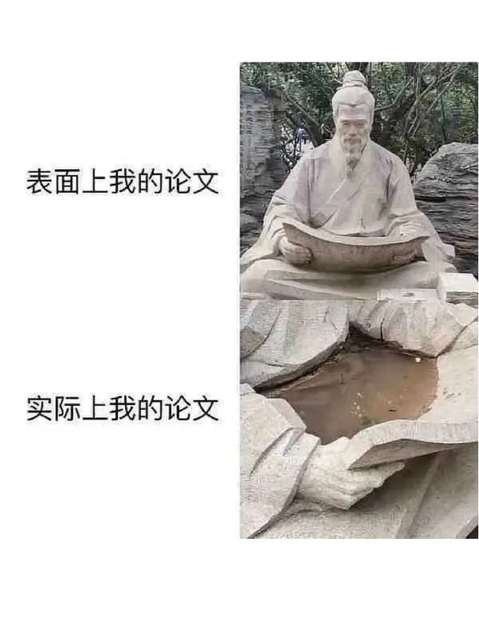 表面上我的论文VS实际上我们的论文