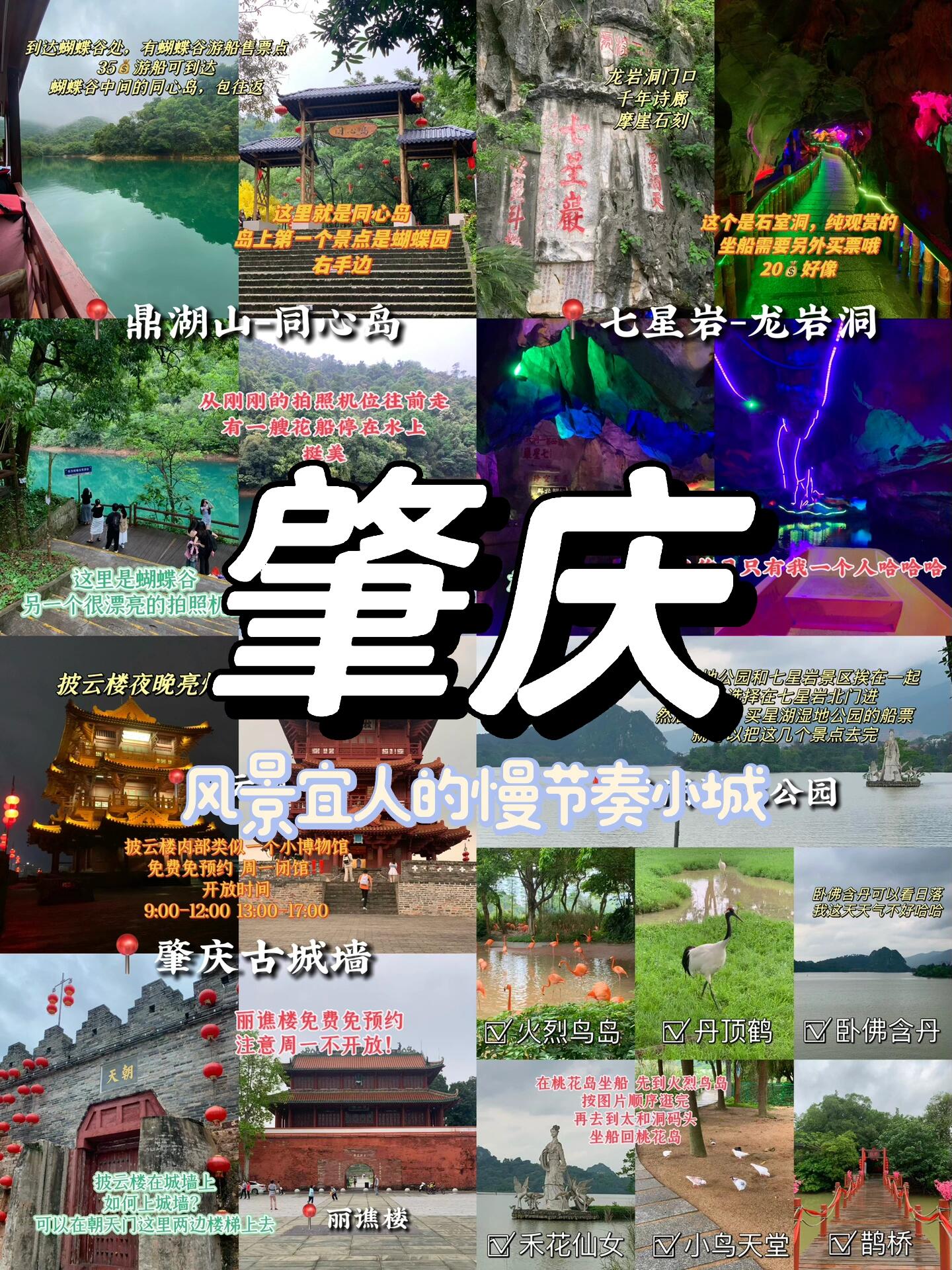 肇庆3天2夜旅游攻略分享