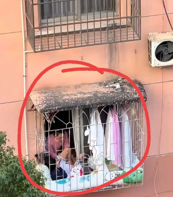 这家人的心里防线真大！ 难道意识不到安全吗？