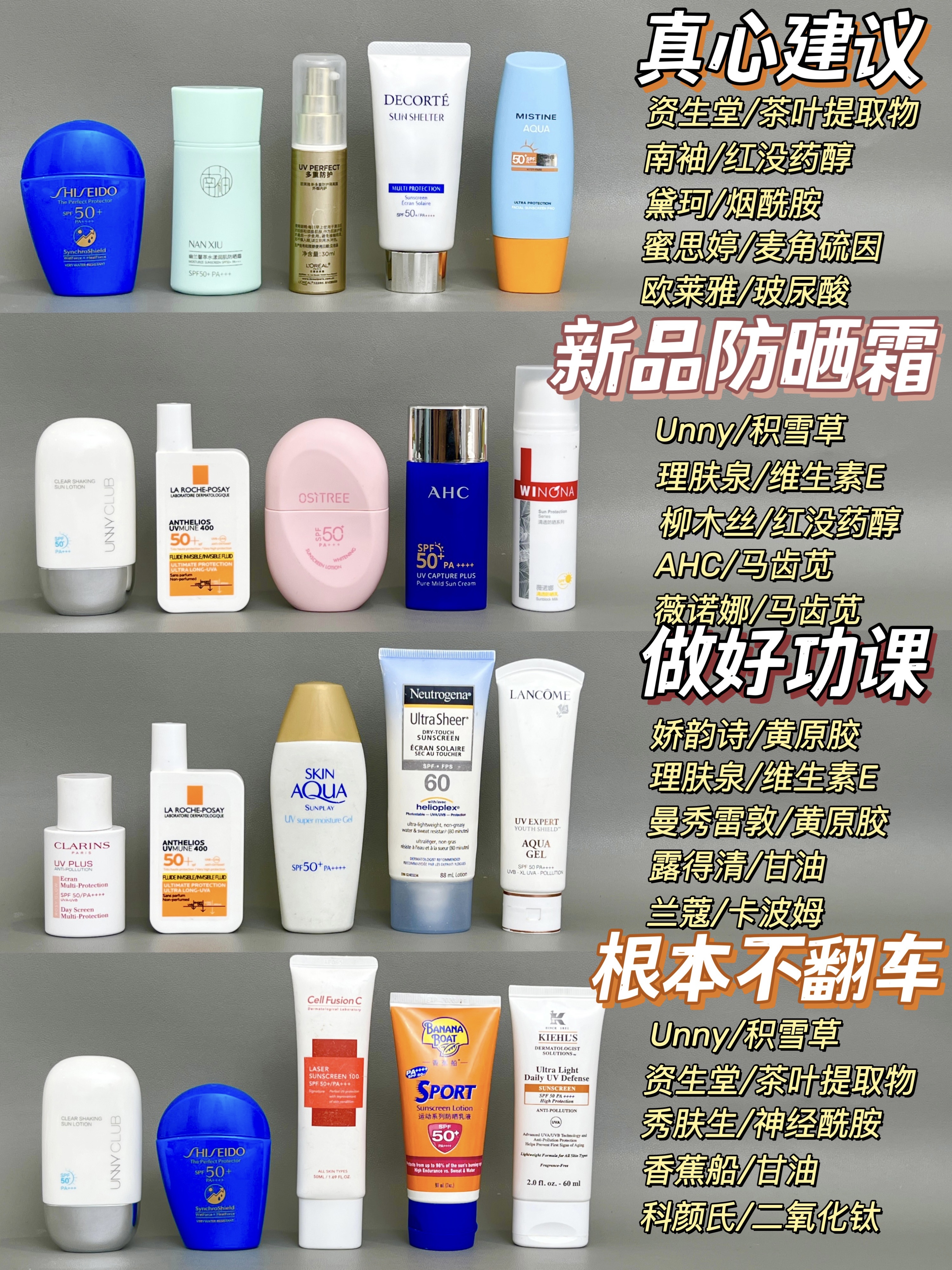 拿捏冷白皮！新品防晒霜夏季千万别选错