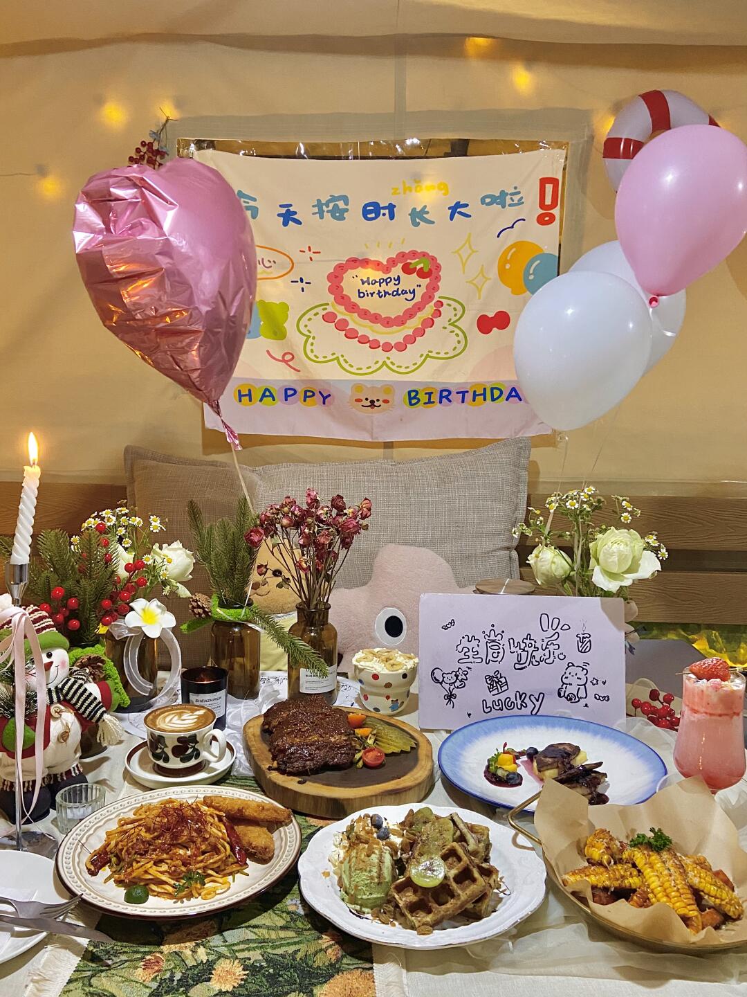 长沙这里！！过生日的漂亮餐厅！！浪漫哭了