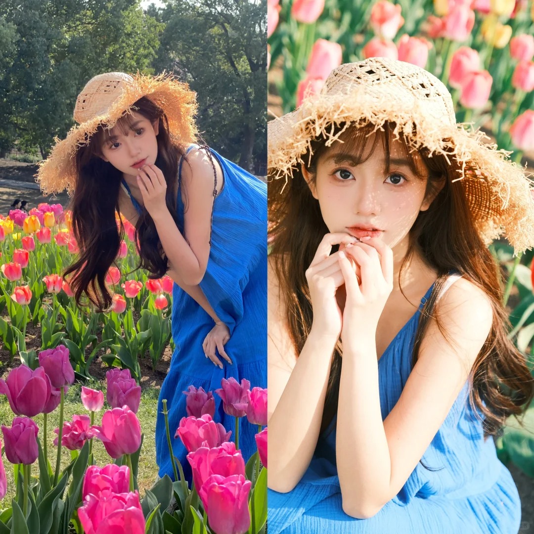姐妹们 还是买相机吧…
和@飘飘呐 一起拍了组郁金香漂亮照片
不得不感叹相机的氛