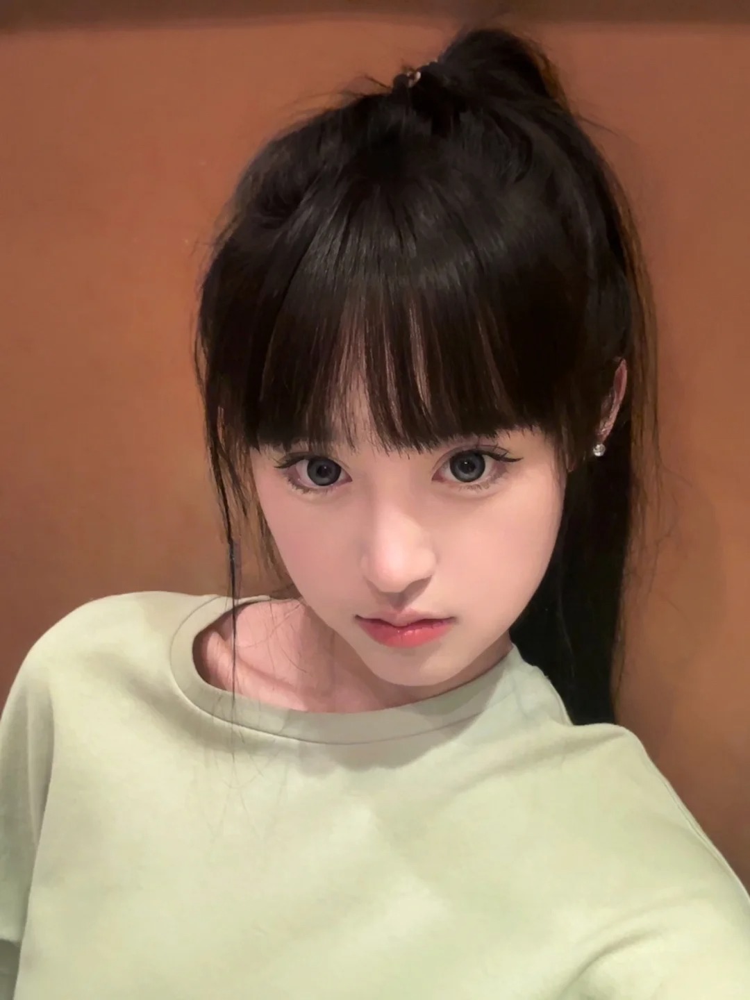 我爱这个高马尾