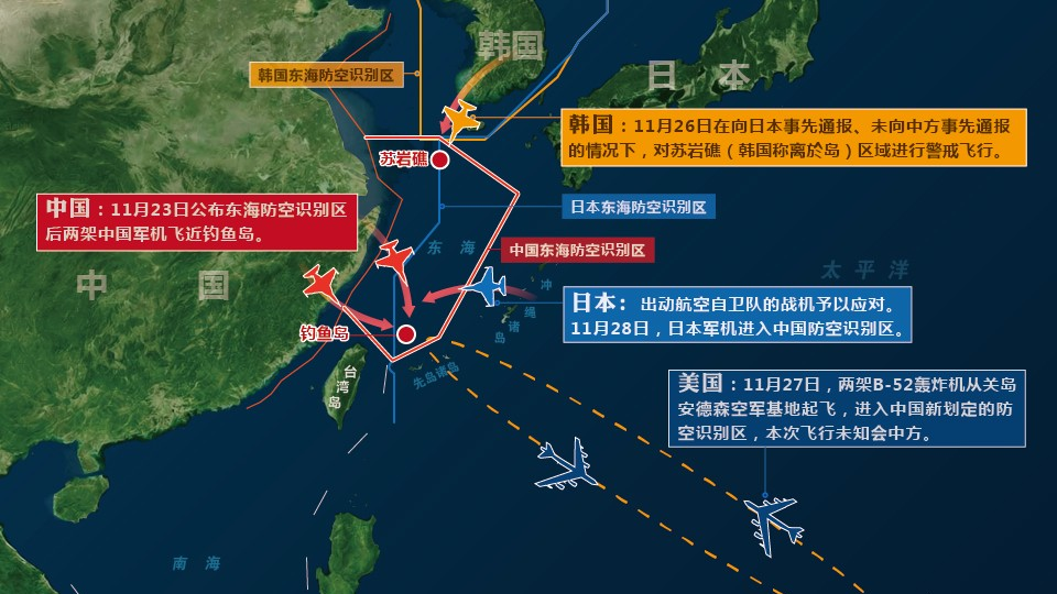 东海防空识别圈很有意思，当年解放军只有歼8与飞豹战斗轰炸机的时候，日本空自故意把