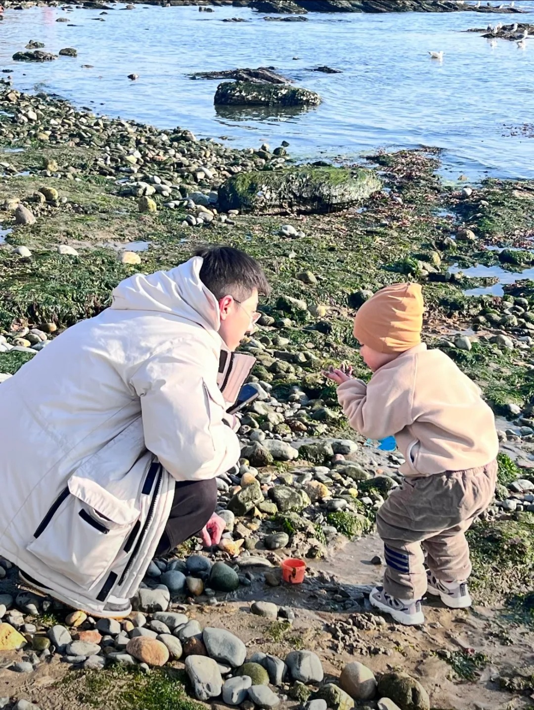 暖子赶海也被偶遇啦