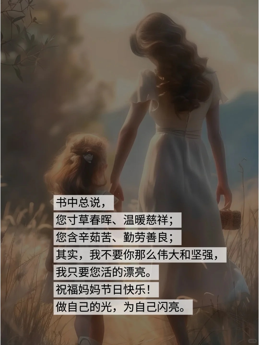 母亲节必备🌹高级又感人的母亲节文案❤️
