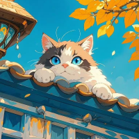 京郊猫村杏花坡