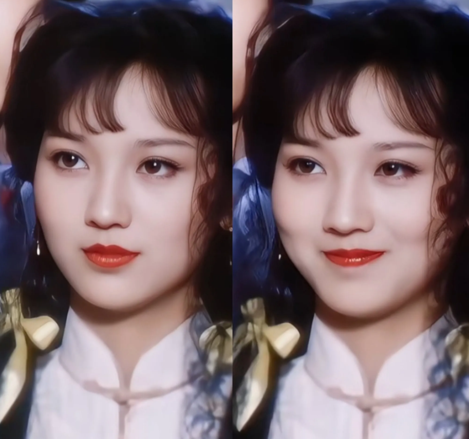 赵雅芝是我见过唯一的一位笑起来比不笑时还更漂亮的女星，她笑起来真的非常好看，很甜