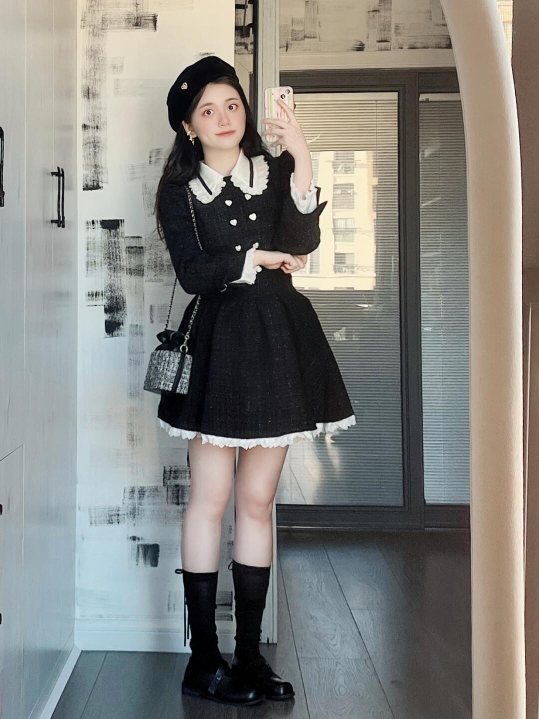 宝藏小黑裙👑普通人也可以轻松拿捏的小香风
